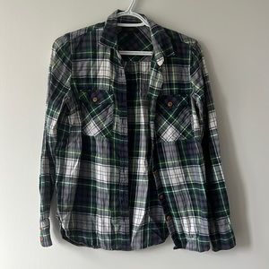 J crew plaid shirt size 2